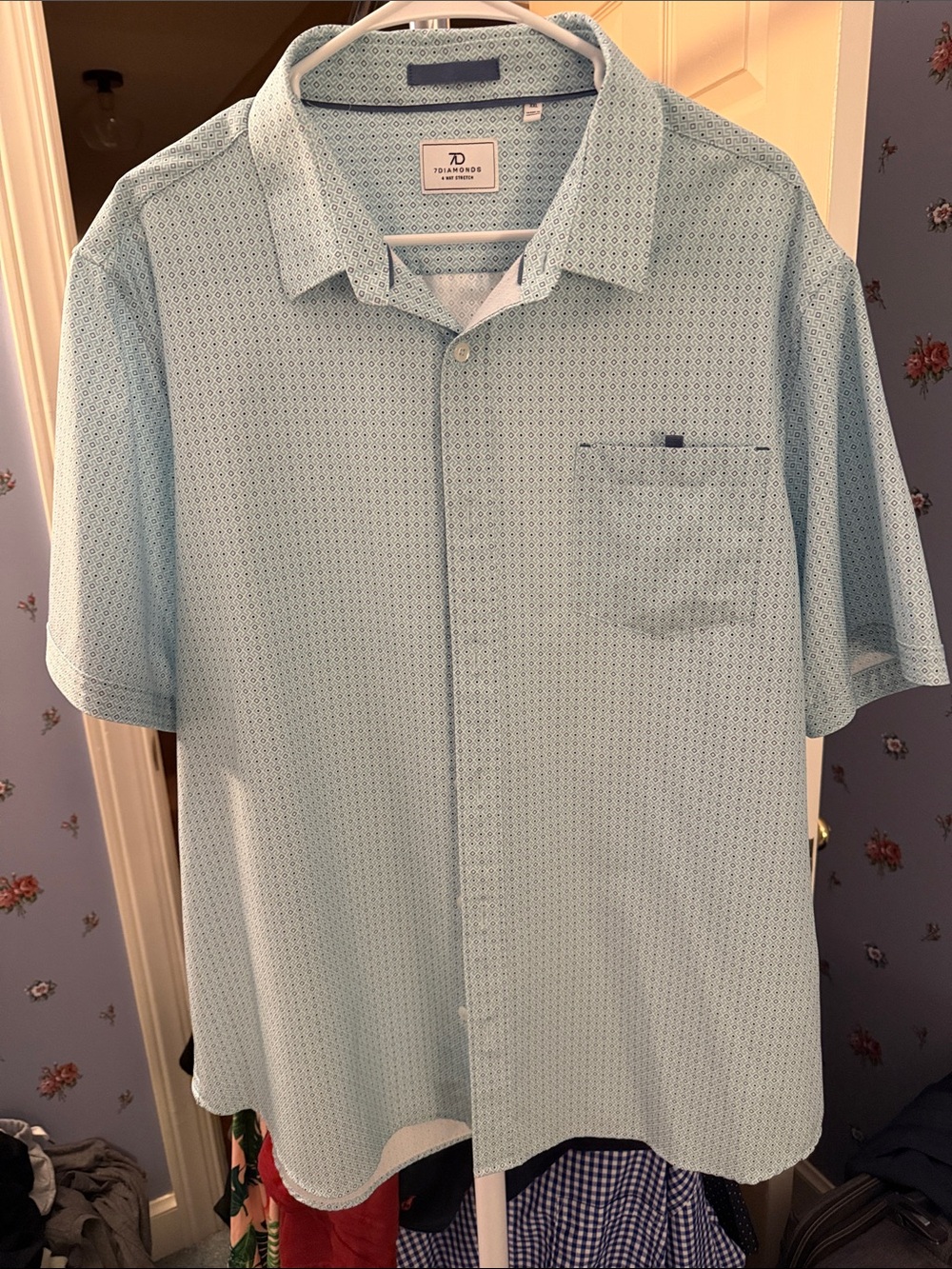 7D 7 Diamonds 4 Way Stretch Men’s shirt